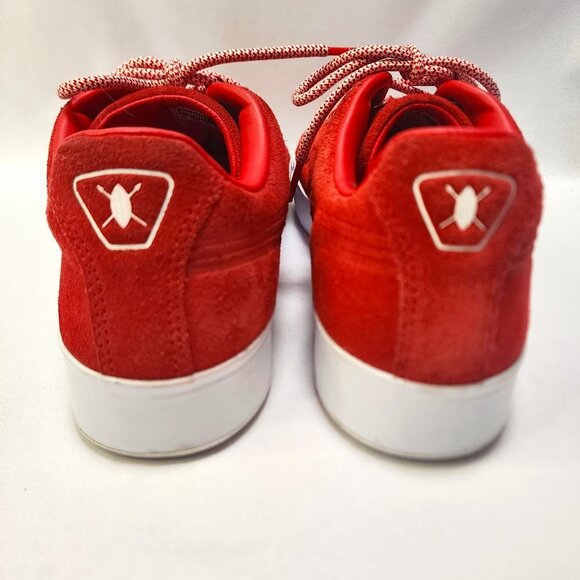 PUMA Red Suede Leather Limited Edition Sneakers - Picture 7 of 15